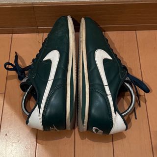 ナイキ(NIKE)のレザー クラシック コルテッツ グリーン　深緑 26cm(スニーカー)