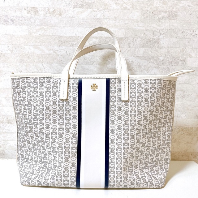 トリーバーチ トートバッグ TORY BURCH ホワイト 春夏秋冬 レディース