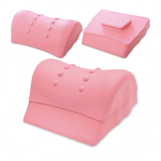 【医師監修】 日本人設計 4Way 医療ピロー ヘルシナス (ピンク) 首枕(枕)
