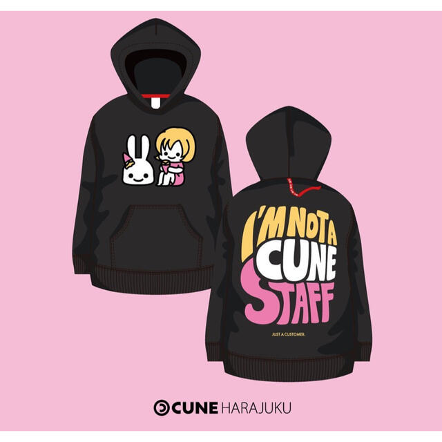 CUNE STORE LIMITED プルパーカー 原宿店クレープ