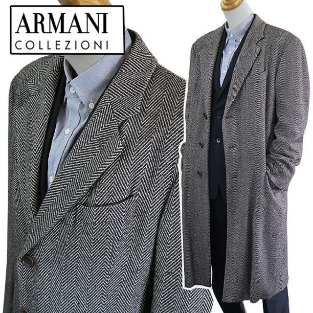 ARMANI COLLEZIONI(アルマーニ コレツィオーニ)のgarihaya87様専用 ARMANI COLLEZIONI アルマーニコート メンズのジャケット/アウター(チェスターコート)の商品写真