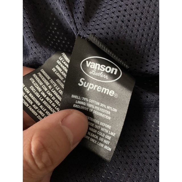 【希少】即完モデルMサイズsupreme vanson デニムジャケット