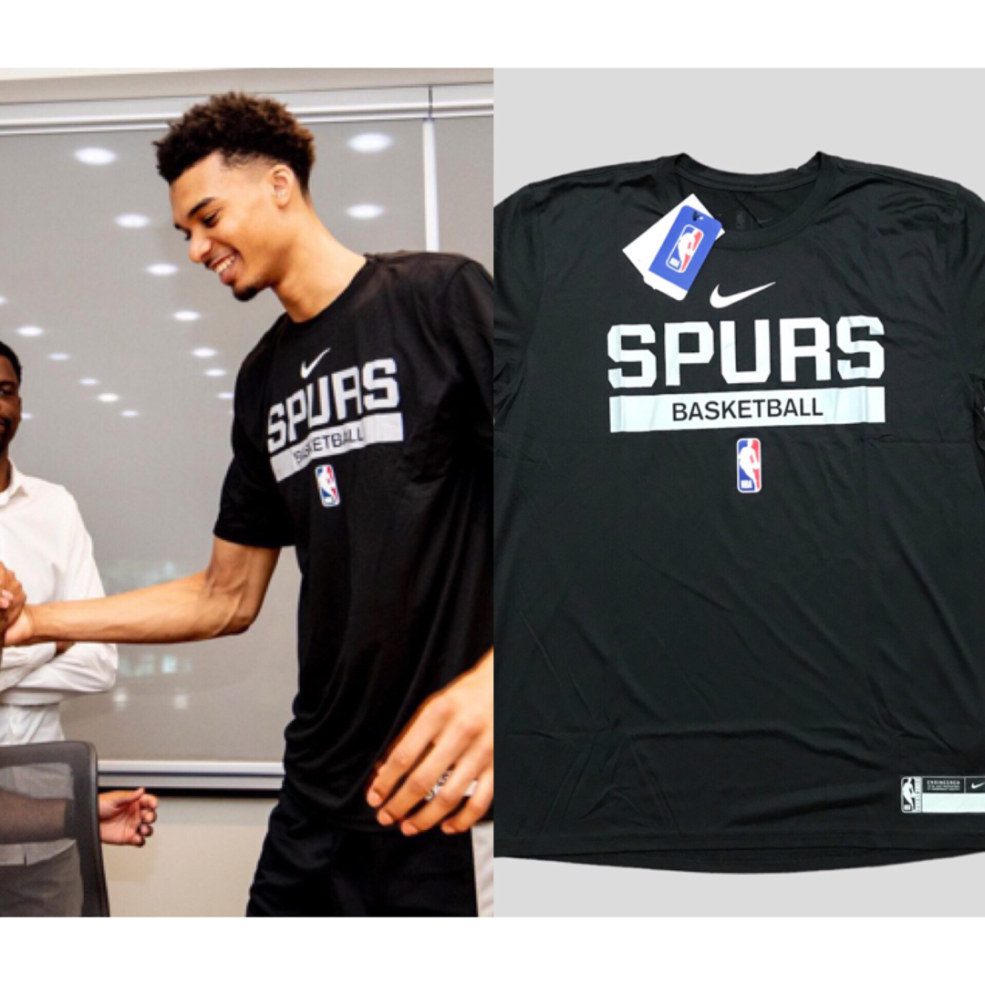 NBA Spurs Nike Practice T-shirt Lサイズ