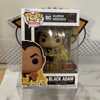 ディーシー(DC)のレアFUNKO POP!  ブラックアダム　ライトニング限定(アメコミ)