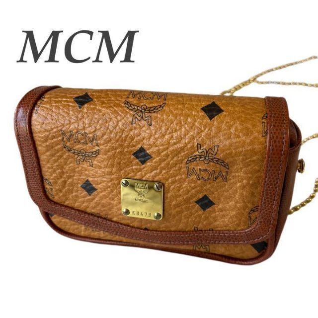 MCM   MCM レザー ショルダーバッグの通販 by さやこshop｜エムシー