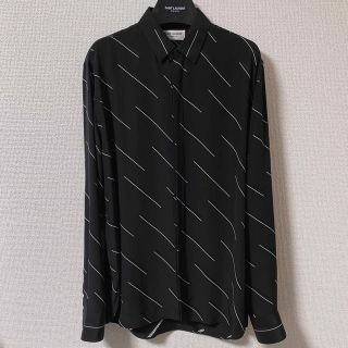 【極美品】SAINT LAURENT サンローラン シルクシャツ