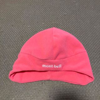 モンベル(mont bell)のmont-bell ベビーキャップ　フリース　ピンク(帽子)
