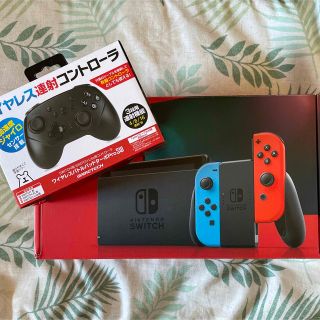 ニンテンドースイッチ(Nintendo Switch)のぱんだ様　専用　任天堂switch 本体  おまけ付き(家庭用ゲーム機本体)