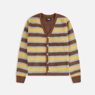 ステューシー(STUSSY)の【STUSSY】HORIZONTALSTRIPECARDIGAN(カーディガン)