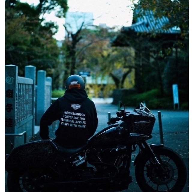倉庫 NEIGHBORHOOD HARLEY-DAVIDSON H-D. RACING JK. PE ブラック