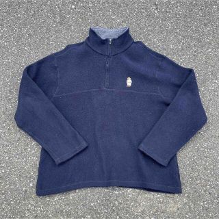 ポロラルフローレン(POLO RALPH LAUREN)の【超希少】ポロベア　ハーフジップ　フリース　ラルフローレン　ボア　ネイビー(ブルゾン)