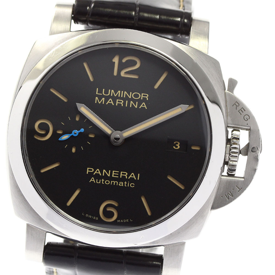 パネライ PANERAI PAM01312 ルミノール マリーナ 1950 3DAYS アッチャイオ 自動巻き メンズ 箱・保証書付き_715518