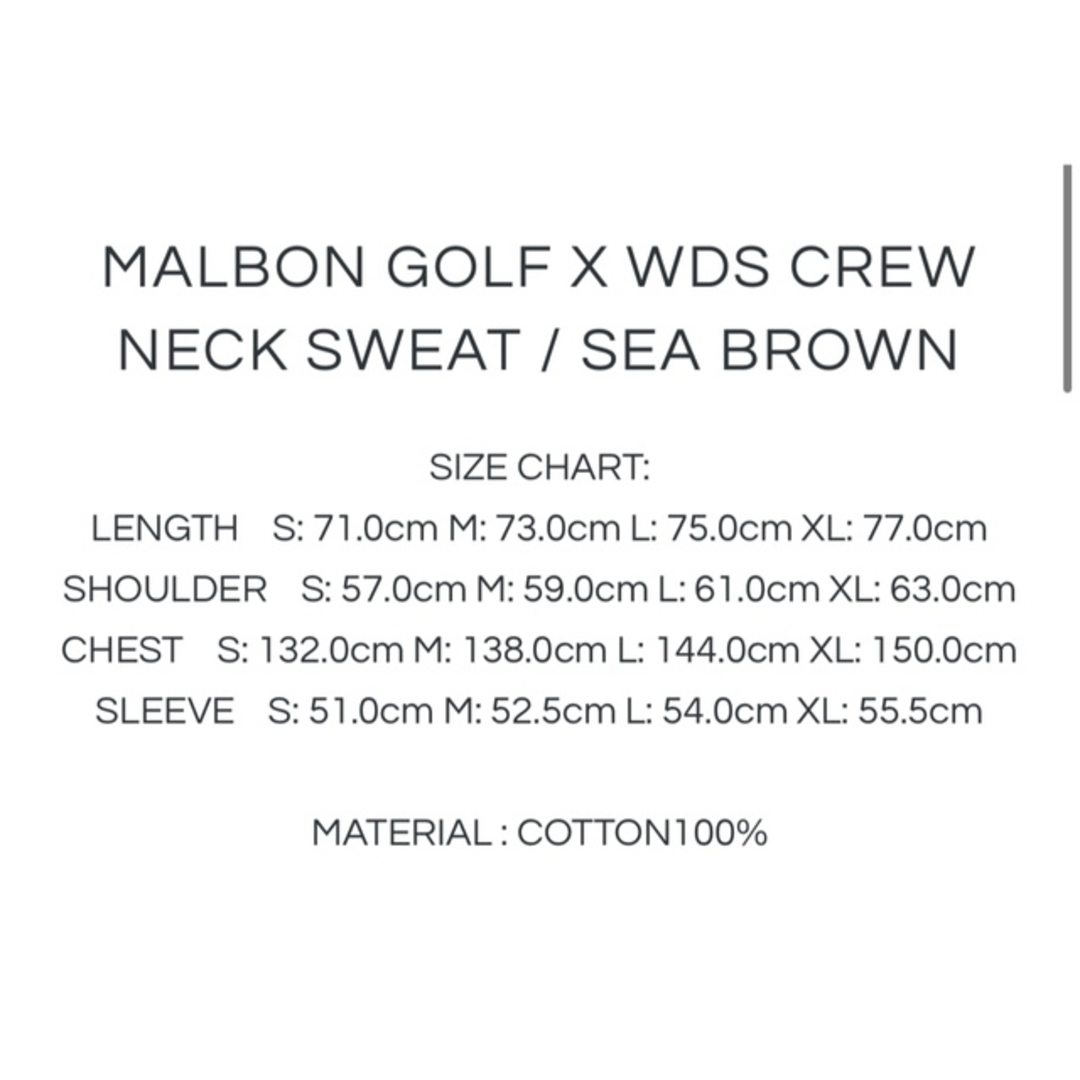 MALBON GOLF X WDS CREW NECK SWEAT