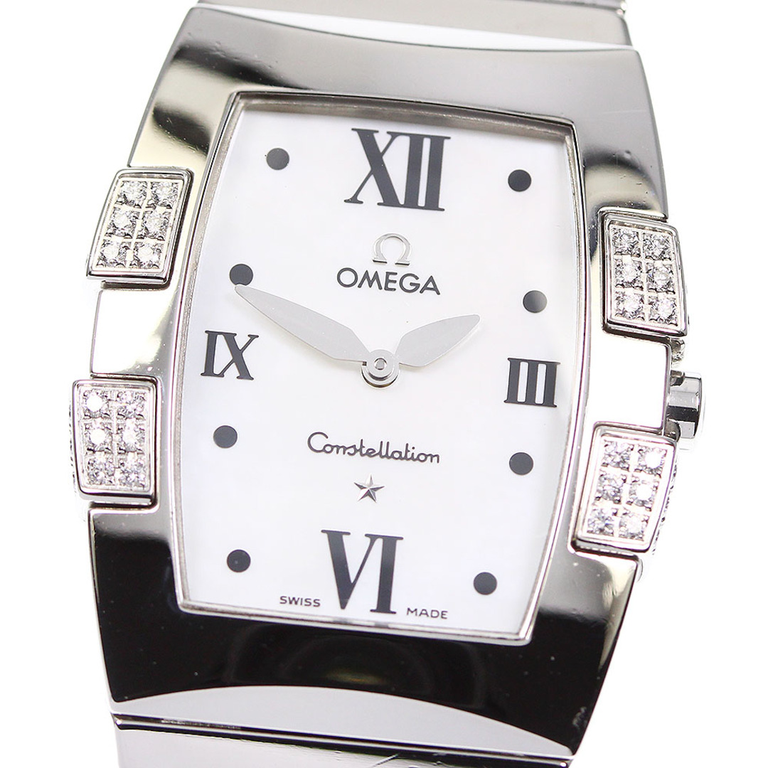 人気沸騰ブラドン OMEGA - 【OMEGA】オメガ コンステレーション ダイヤベゼル 1586.70 クォーツ レディース_708603 腕時計