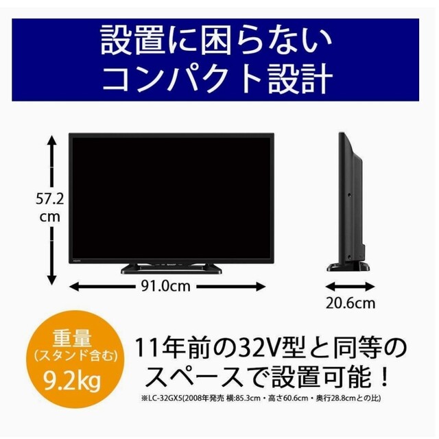 SHARP LC-40E40(テレビ、映像機器)-