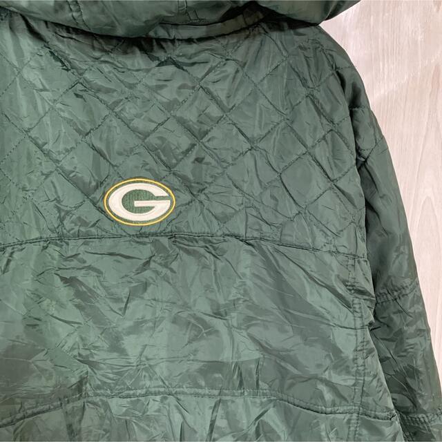 NFLグリーンベイ・パッカーズ中綿ジャケットコート刺繍ロゴワンポイントロゴ