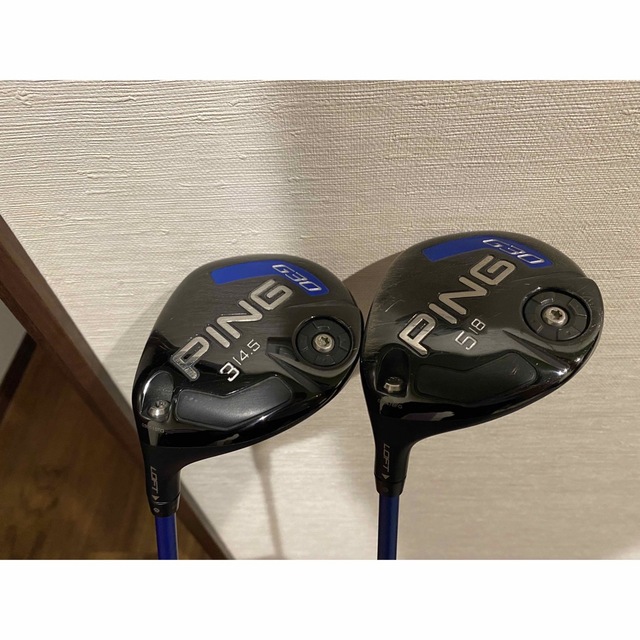 ping ピン　g30 フェアウェイウッド 3w 5w セット　レフティ　左