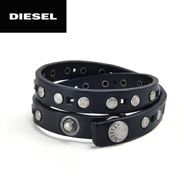 【新品】 DIESEL レザーブレスレット