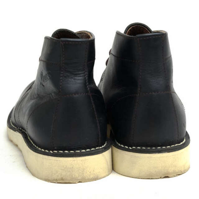 ダナー/Danner チャッカブーツ シューズ 靴 メンズ 男性 男性用レザー 革 本革 ブラック 黒 D1322N OLNEY オルニー ポストマンブーツ プレーントゥ ヴィンテージ加工 クレープソール - 3