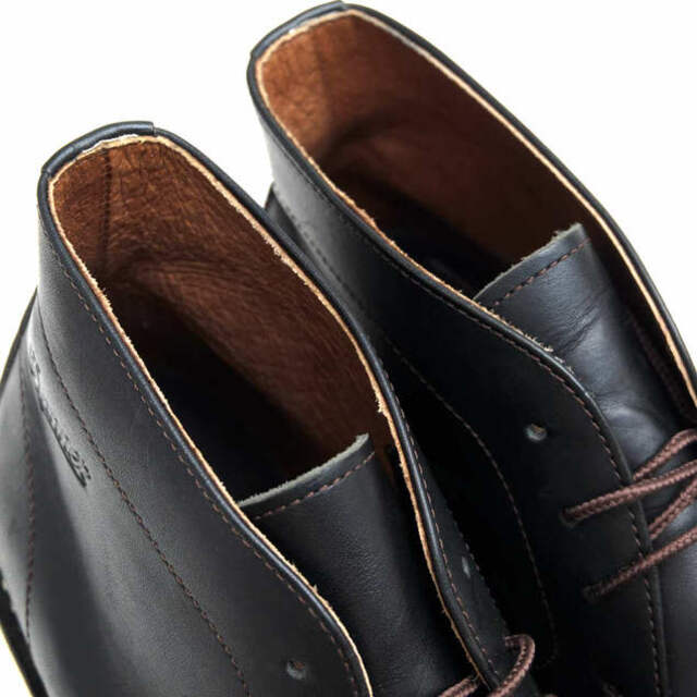 ダナー/Danner チャッカブーツ シューズ 靴 メンズ 男性 男性用レザー 革 本革 ブラック 黒 D1322N OLNEY オルニー ポストマンブーツ プレーントゥ ヴィンテージ加工 クレープソール - 5