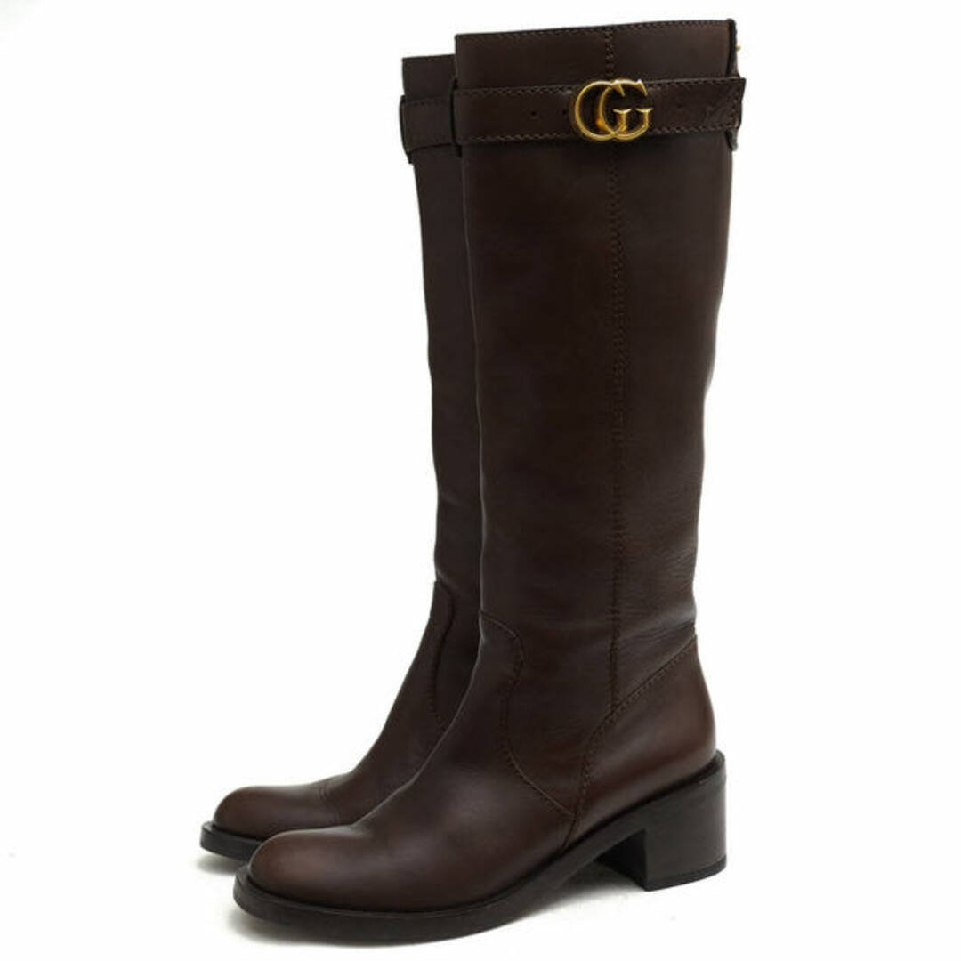 グッチ/GUCCI ロングブーツ シューズ 靴 レディース 女性 女性用レザー 革 本革 ダークブラウン 茶 ブラウン 246627 GGマーモント金具 乗馬ブーツ ジョッキーブーツ | フリマアプリ ラクマ グッチ/GUCCI ロングブーツ シューズ 靴 レディース 女性 女性用レザー 革 本革 ダークブラウン 茶 ブラウン 246627 GGマーモント金具 乗馬ブーツ ジョッキーブーツ | フリマアプリ ラクマ