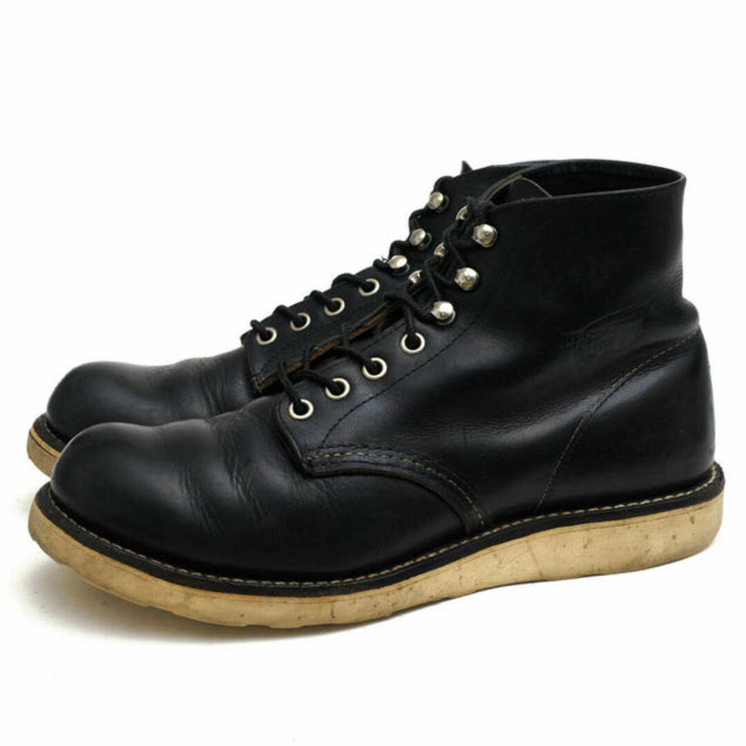 RED WING SHOES　黒　ワークブーツ