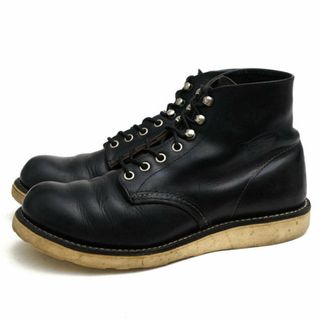 レッドウィング(REDWING)のレッドウィング／RED WING ワークブーツ シューズ 靴 メンズ 男性 男性用レザー 革 本革 ブラック 黒  9070 PLAIN TOE BLACK HARNESS アイリッシュセッター グッドイヤーウェルト製法(ブーツ)