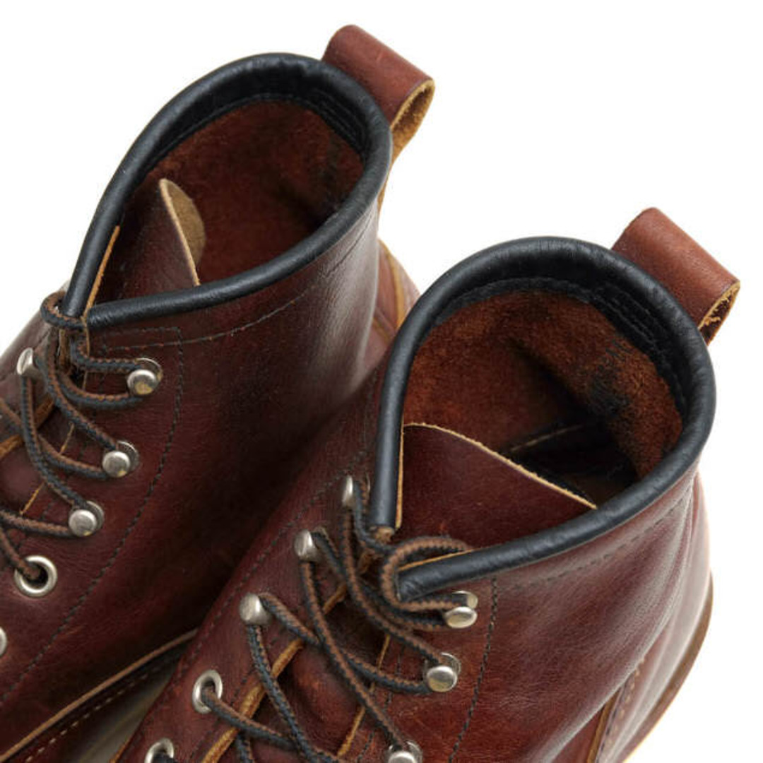 REDWING(レッドウィング)のレッドウィング／RED WING ワークブーツ シューズ 靴 メンズ 男性 男性用レザー 革 本革 ダークブラウン 茶 ブラウン  2906 6inch LINEMAN BOOTS ラインマン トラクショントレッドソール グッドイヤーウェルト製法 定番 メンズの靴/シューズ(ブーツ)の商品写真