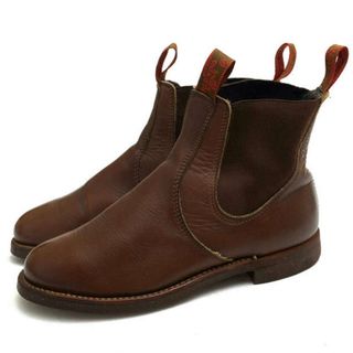 レッドウィング(REDWING)のレッドウィング／RED WING ワークブーツ シューズ 靴 メンズ 男性 男性用レザー 革 本革 ブラウン 茶  8191 CHELSEA RANCHER チェルシー ランチャー グッドイヤーウェルト製法 サイドゴア(ブーツ)