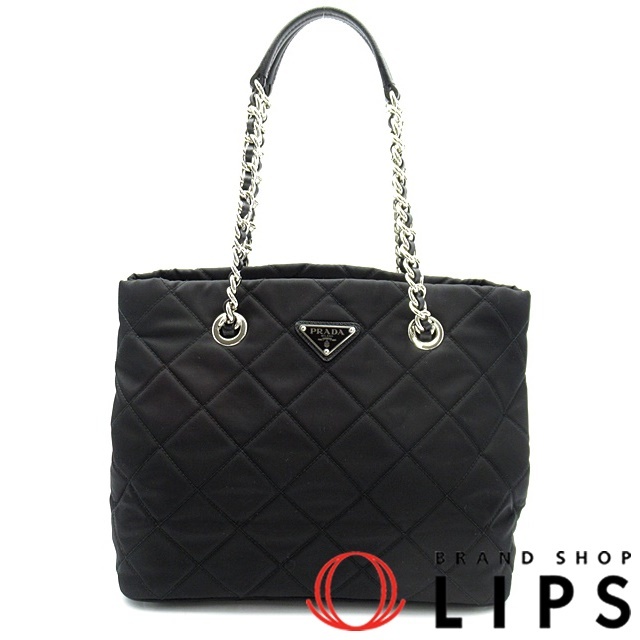 超目玉枠】 PRADA - プラダ 2WAYチェーントートバッグ 1BG740 ナイロン