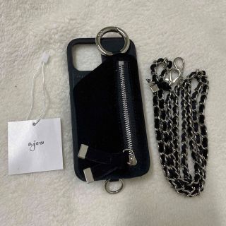 ビューティアンドユースユナイテッドアローズ(BEAUTY&YOUTH UNITED ARROWS)のajew iPhone12 ベルベットチェーンケース(iPhoneケース)