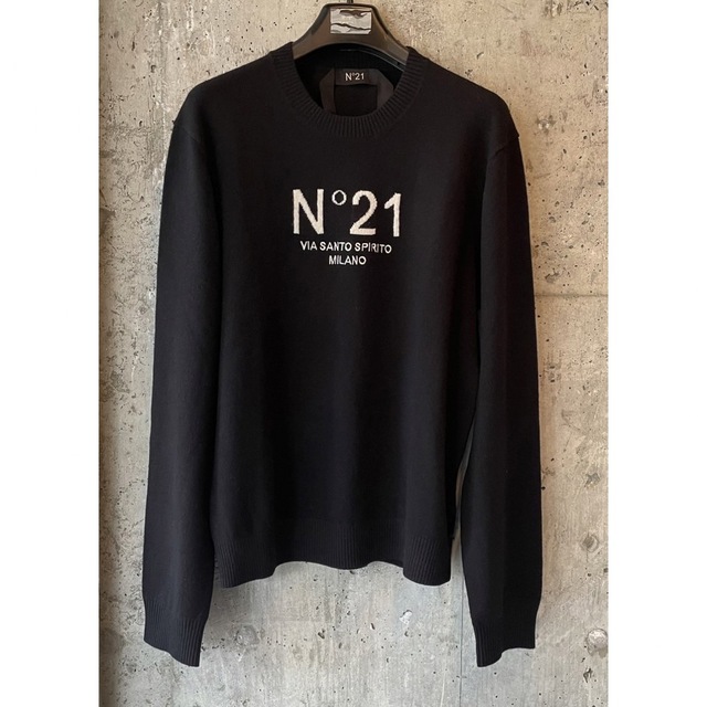 N°21 ヌメロヴェントゥーノ ニット ブラック 50 - burnet.com.ar