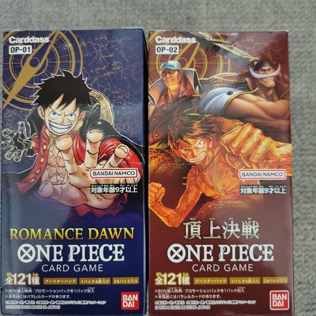 ONE PIECE カードゲーム ROMANCE DAWN 頂上決戦 各1箱