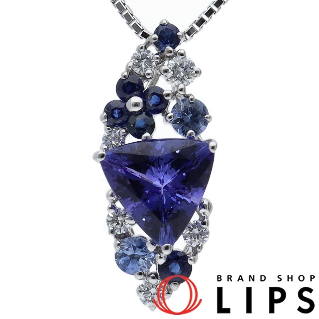 登場! タンザナイトダイヤネックレス タサキ - TASAKI TZ:1.77ct K1 D