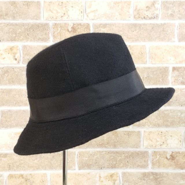 CA4LA(カシラ)のカシラ CA4LA ☆ ウール 中折れ ハット 帽子 日本製 ブラック メンズの帽子(ハット)の商品写真