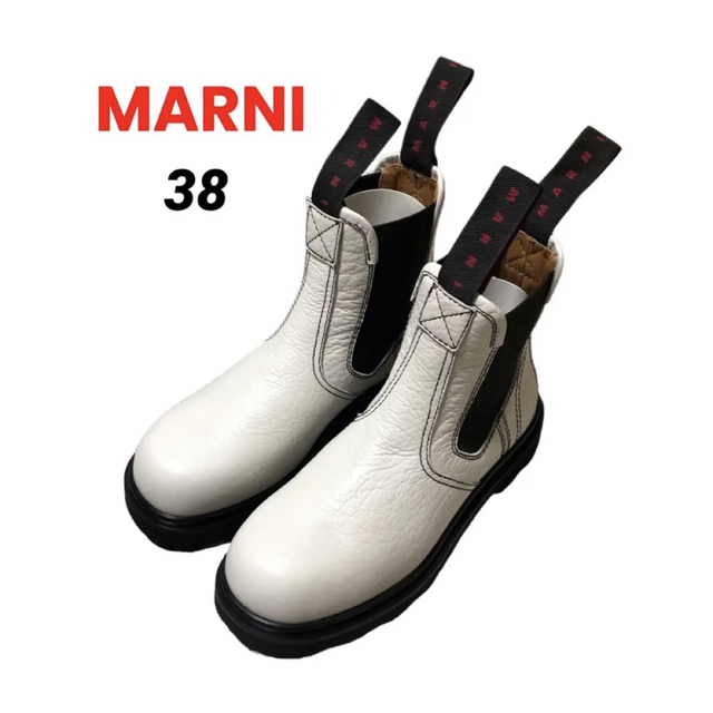 Marni(マルニ)の✨新品同様✨MARNI✨マルニ✨サイドゴアブーツ✨レザー レディースの靴/シューズ(ブーツ)の商品写真