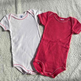 プチバトー(PETIT BATEAU)のプチバトー　肌着　ロンパース　ユニクロ　ファミリア(ロンパース)