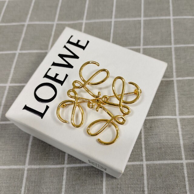 LOEWE ロエベ ブローチ ゴールド 美品 | www.electroavenida.com