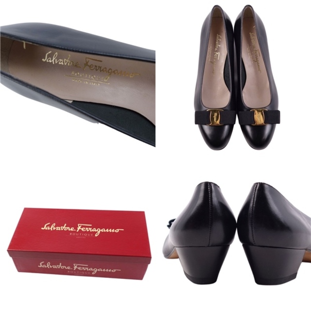 未使用 サルヴァトーレ フェラガモ Salvatore Ferragamo パンプス