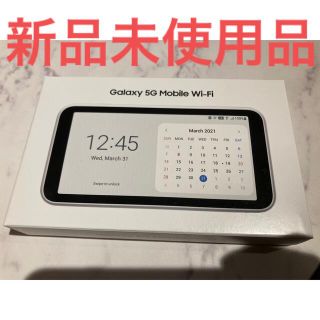 ギャラクシー(Galaxy)の新品未使用 Galaxy 5G Mobile Wi-Fi SCR01 ホワイト(PC周辺機器)