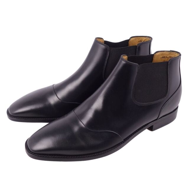 未使用 バリー BALLY ブーツ サイドゴアブーツ ショートブーツ カーフレザー シューズ 革靴 メンズ US:7D(26cm相当) ブラック