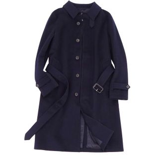 マッキントッシュ(MACKINTOSH)の美品 マッキントッシュ MACKINTOSH コート ロロピアーナ Loro Piana ストームシステム ウール ステンカラーコート バルマカーンコート メンズ アウター GM-006F-2F-3H 36(S相当) ネイビー(ステンカラーコート)