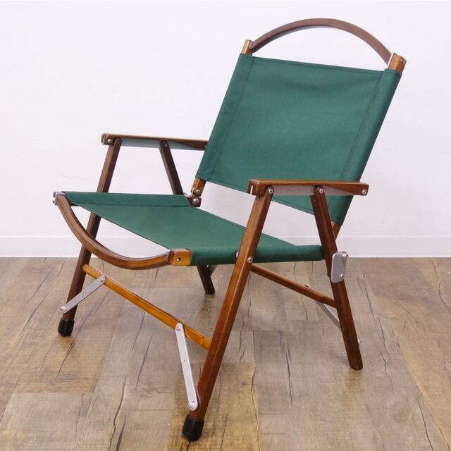 カーミットチェア Kermit chair ウォールナット フォレストグリーン USA製 チェア イス 折り畳み キャンプ アウトドア | フリマアプリ ラクマ