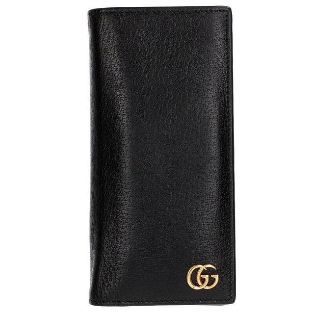 通販安心 グッチ 428740 GGマーモントレザー長財布 メンズ - www