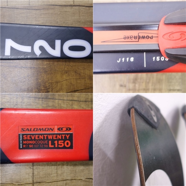 サロモン salomon カービングスキー SEVEN TWENTY 720 150cm サロモン salomon カービングスキー SEVEN TWENTY 720 150cm