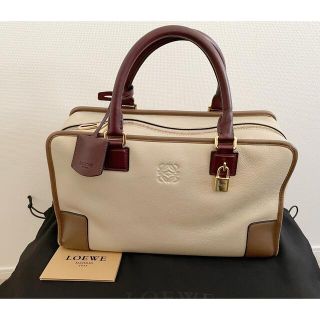 ロエベ(LOEWE)の【美品】LOEWE ロエベ　アマソナ36 トリコロール(ボストンバッグ)