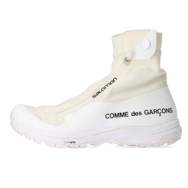 サロモン ×コムデギャルソンオムプリュス COMME des GARCONS HOMME PLUS 21AW XA-ALPINE FOR CDG ハイカットジップアップスニーカー レディース 25cm靴/シューズ