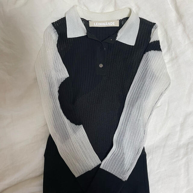 Ameri VINTAGE - 【値下げしました！】leinwande knit poloの通販 by ...