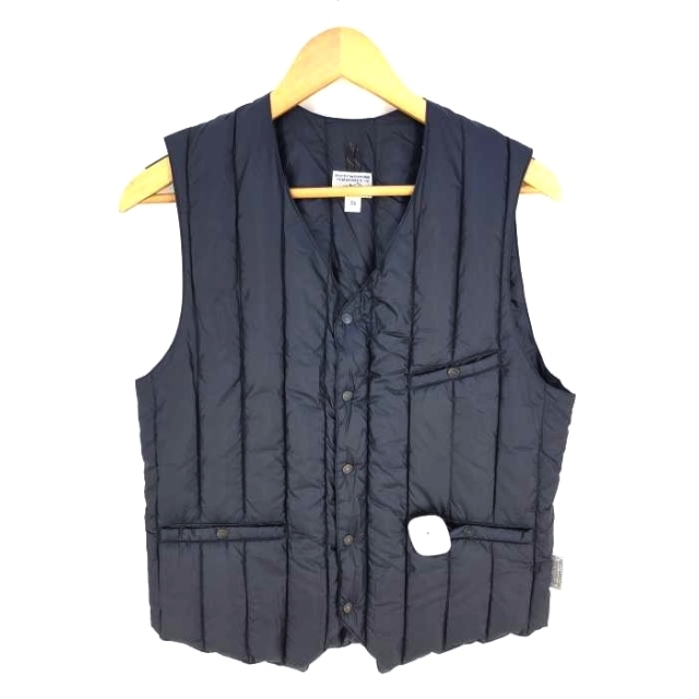 美品 ロッキーマウンテン six month vest 36 NAVY ウール