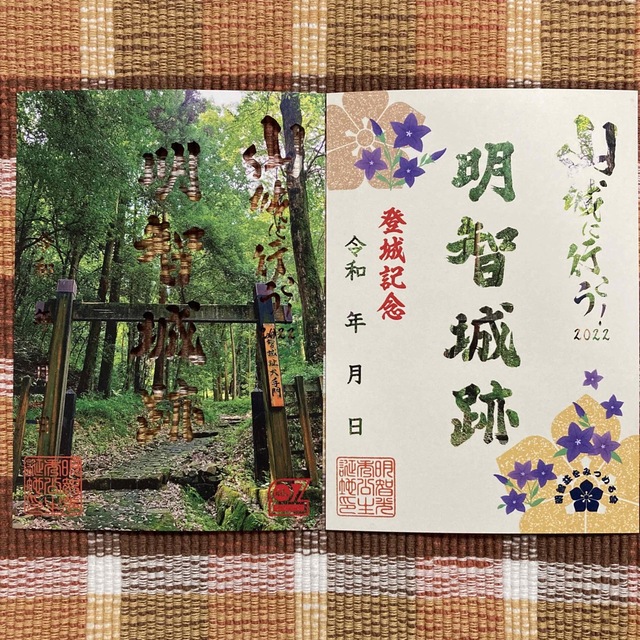 今城 御城印 限定 ２種　山城に行こう 2022 明智城 御城印 限定 2種 山城に行こう 2022の通販 by れいーん